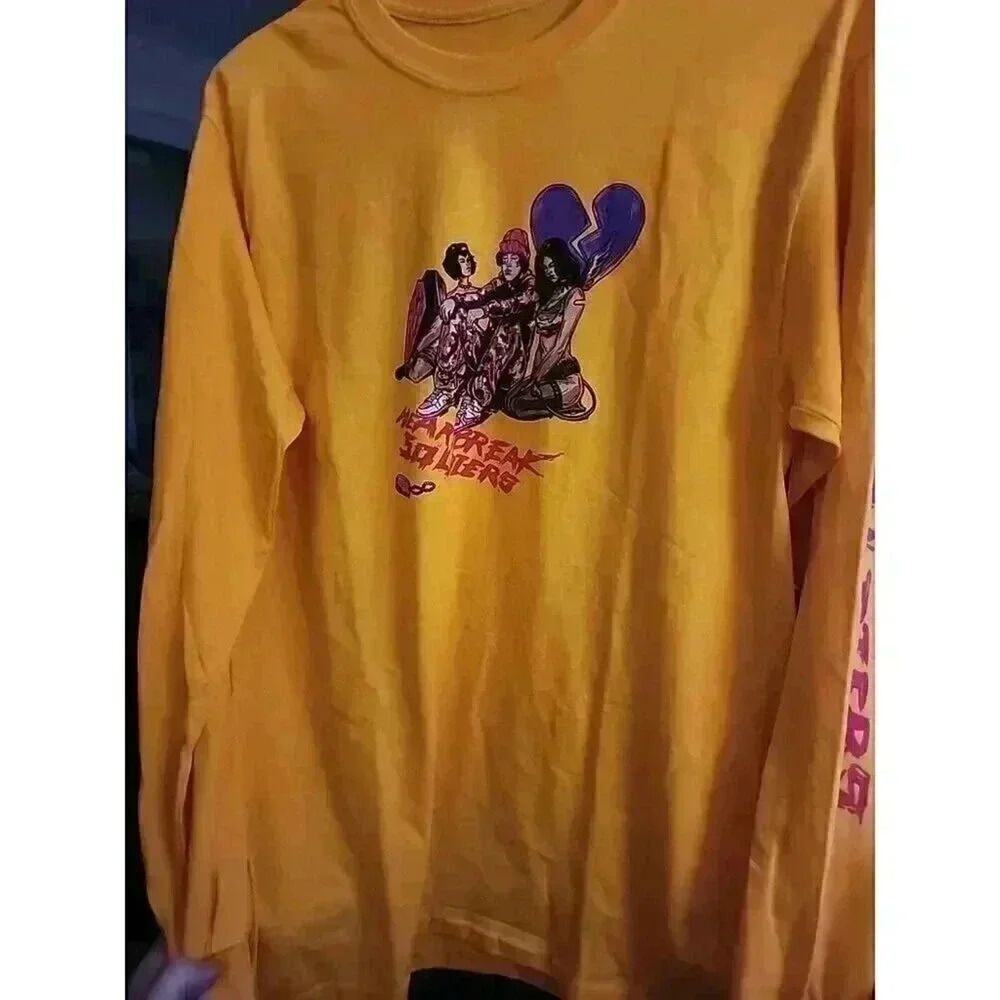 Lil Xan Heartbreak Soldiers Fall Tour 2018 T-Shirt Men Sz M Double Sided NWT CR6